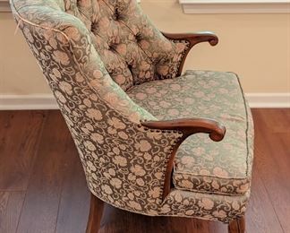 VIntage Custom-made Sam Moore upholstered chair