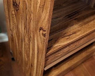 Rolling table with bottom storage