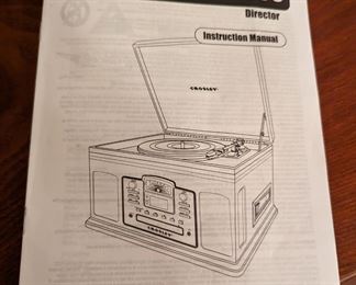 Crosley multi player- record player, tape, radio, CD recorder
