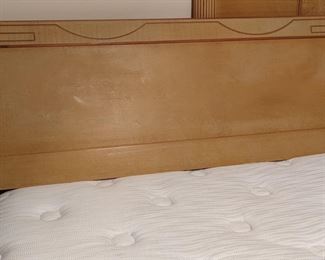 Vintage headboard and footboard