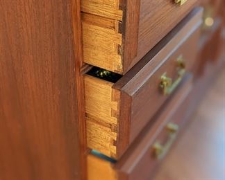 Custom craft and sewing table with built-in chair and storage