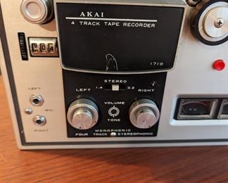 Vintage Akai 4 track tape recorder
