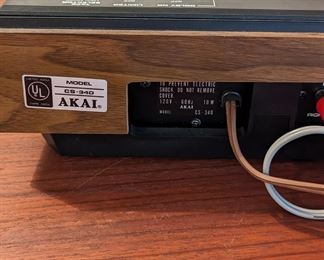 Vintage Akai stereo cassette deck
