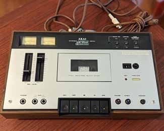 Vintage Akai stereo cassette deck