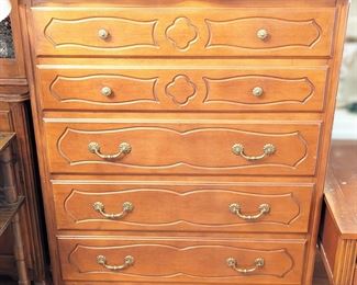 vintage 5-drawer chest
