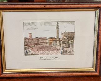 Hand-painted watercolor