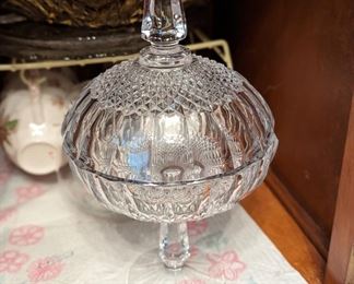 glass candy dish