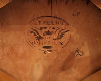 Vintage embroidered chair