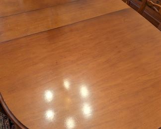 Antique walnut formal dining table