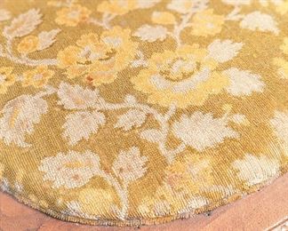 antique embroidered chair