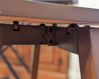 vintage rotating, lazy Susan side table