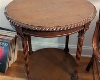 antique accent table