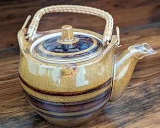 stoneware teapot