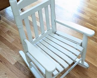 child's rocking chair