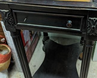 Antique chessboard table 