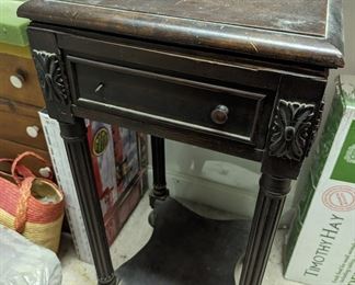 Antique chessboard table 