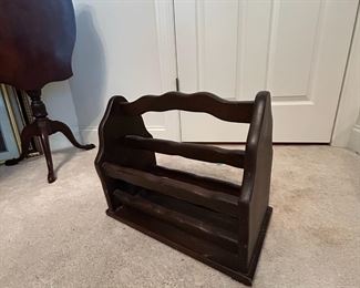 vintage magazine holder