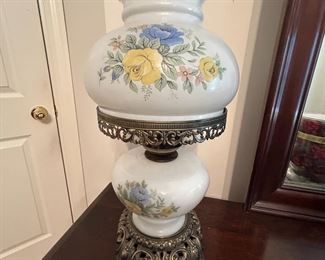 vintage hurricane lamp