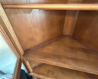 Vintage corner hutch