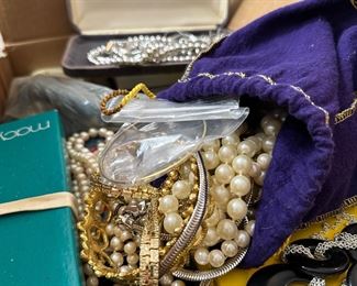 Boxes and boxes of costume jewelry