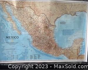 wmexico national geographic society map4061 t