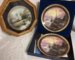 wthomas kinkade collector plates1141 t