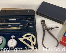 wvintage drafting tools and timers3721 t