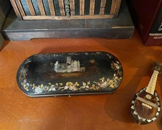 Mother of Pearl Inlaid Sewing Box