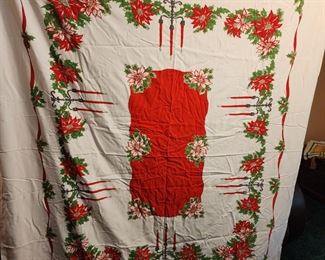 vintage tableclothes