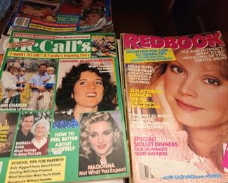 vintage 1980's magazines