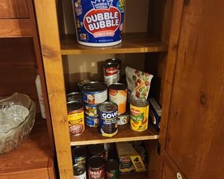 canned goods etc