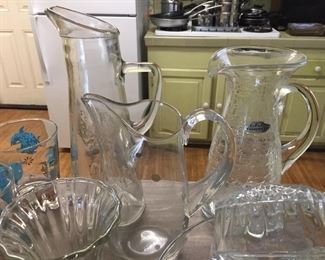 Blenko Glass pitcher.