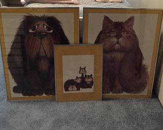 Larry Nielson "FAT CATS" art from mid seventies