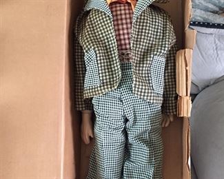 Pinky Lee doll/puppet from the 50's with box
