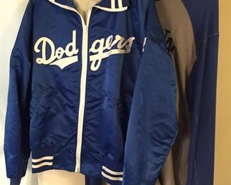 Dodgers clothing and collectibles.