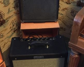 Evans amp, Fender Blues-JuniorIII amp