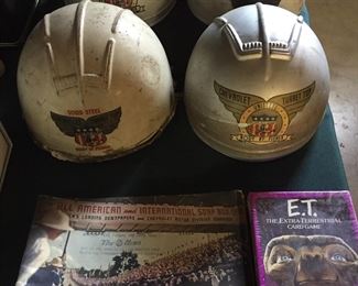 Soap bax derby helmuts from the 40's