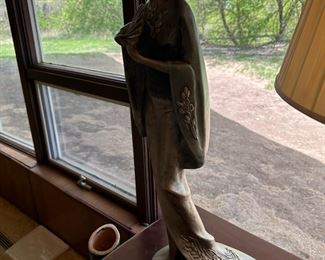 Vintage AUSTIN PRODUCTIONS 1987 "L'Oriental Geisha" Statue by YASHIMA GAKUTEI