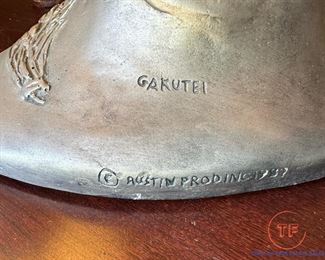 Vintage AUSTIN PRODUCTIONS 1987 "L'Oriental Geisha" Statue by YASHIMA GAKUTEI