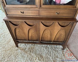 BROYHILL BRASILIA Mid Century Buffet China Cabinet