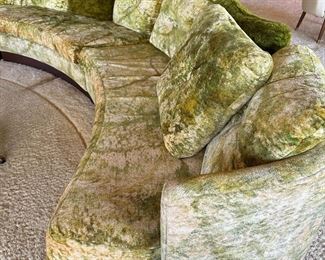 MCM Curved Sofa(s) with Custom Upholstery by CARSONS OF HIGH POINT