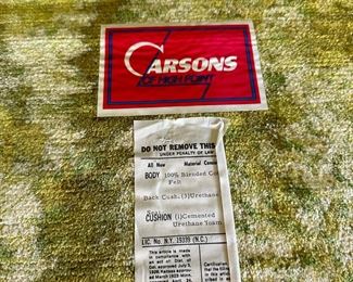 MCM Curved Sofa(s) with Custom Upholstery by CARSONS OF HIGH POINT