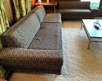 MCM Custom Platform Sectional Sofa Set