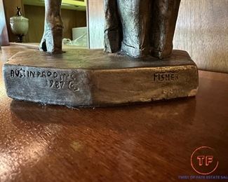 Vintage AUSTIN PRODUCTIONS 1987 "Dressed to Kill" Statue by DAVID FISHER