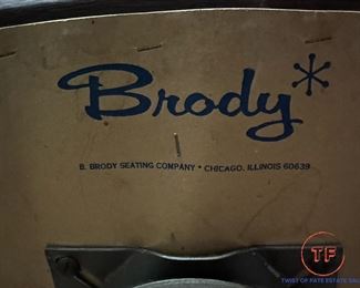 Vintage B. BRODY SEATING CO. Table and Chair Set