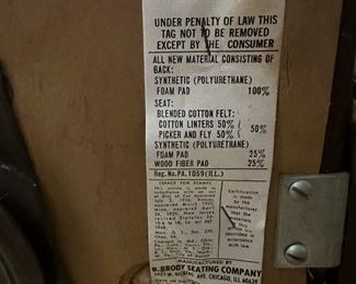 Vintage B. BRODY SEATING CO. Table and Chair Set