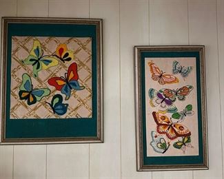 Vintage Needlepoint Wall Art