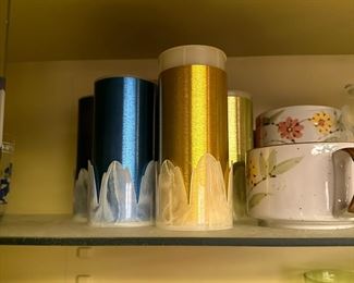 MCM Sunburst Aluminum Tumblers