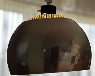 1960's MCM Adjustable Chrome Mesh Eyeball Floor Lamp