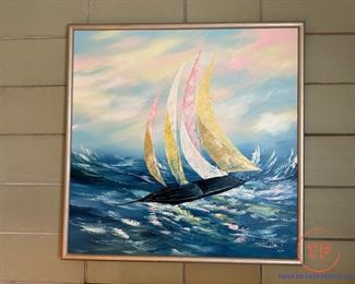 Original Oil on Canvas Signed Anderson